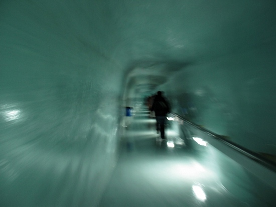 Schweiz M&ouml;nch Besucherzentrum Eiskanal 2005