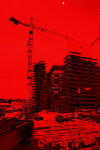 Bahnhof Baustelle Amsterdam 2006